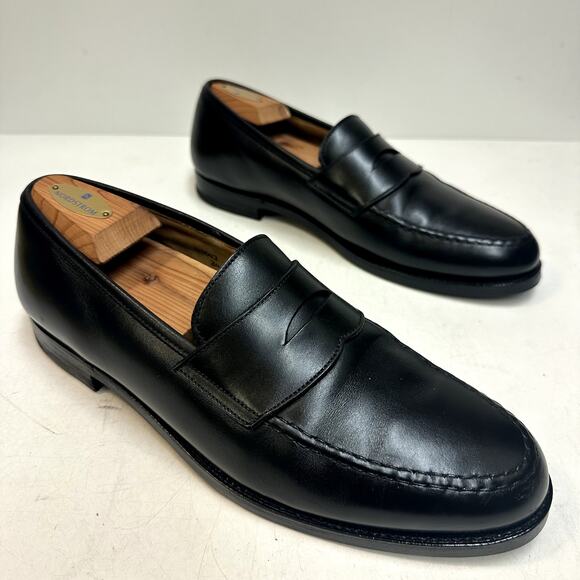 EUC RESOLED Crockett & Jones x Brooks Brothers Penny Loafer Made in England 11 D